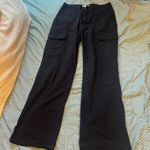 Baggy black cargo Zara pant size 6